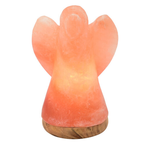 Лампа-ангел от хималайска сол