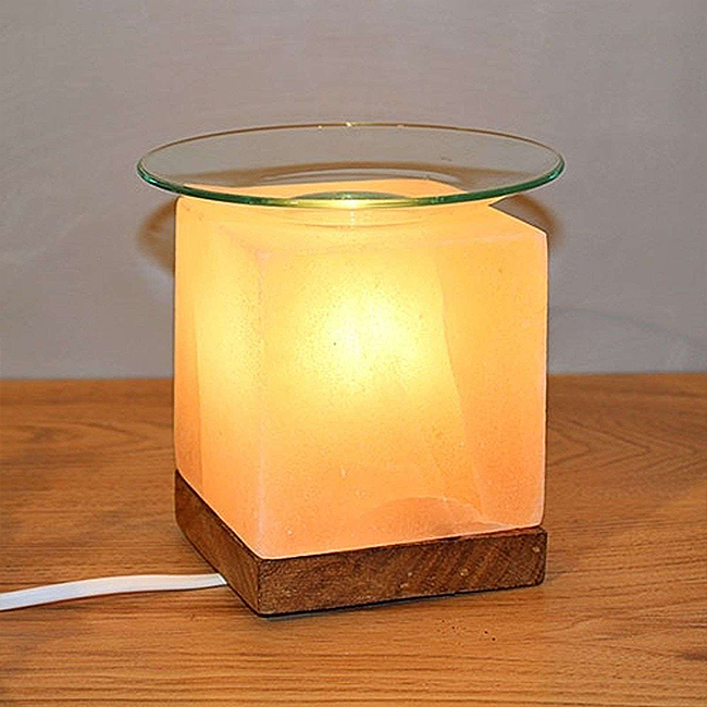 Арома-лампа куб от хималайска сол 1,9 кг
