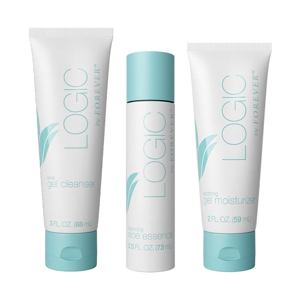 Kозметична серия от три лесни стъпки - Logic by Forever™ Skincare Kit