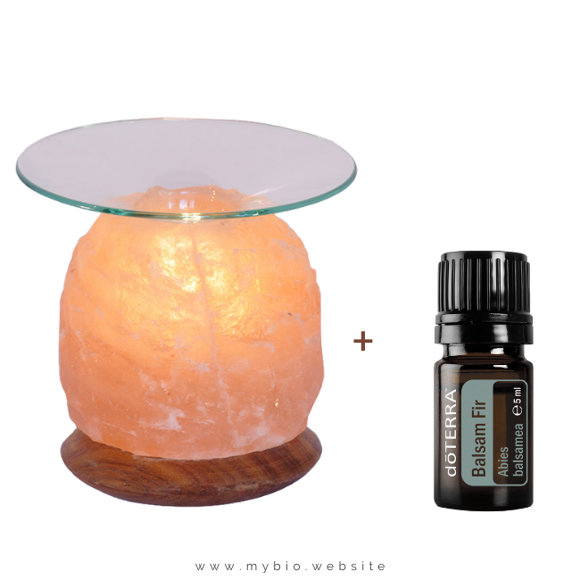 Арома лампа от хималайска сол + етерично масло doTERRA (по избор) - Image 3